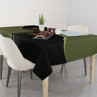 Western Yoke Tablecloth Tropical Hibiscus Cowboy Style - Wonder Print Shop