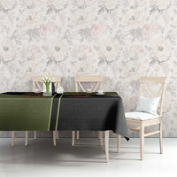 Western Yoke Tablecloth Tropical Hibiscus Cowboy Style - Wonder Print Shop