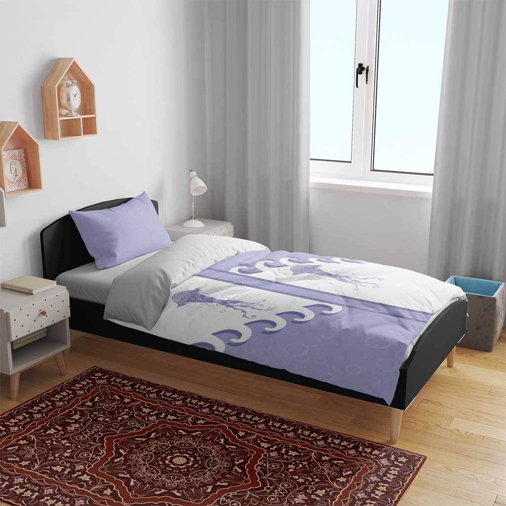 Western Yoke Bedding Set Jellyfish And Water Bubbles Cowboy Style - Wonder Print Shop