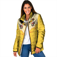 Western Yoke Padded Jacket Toucan Cowboy Style - Wonder Print Shop