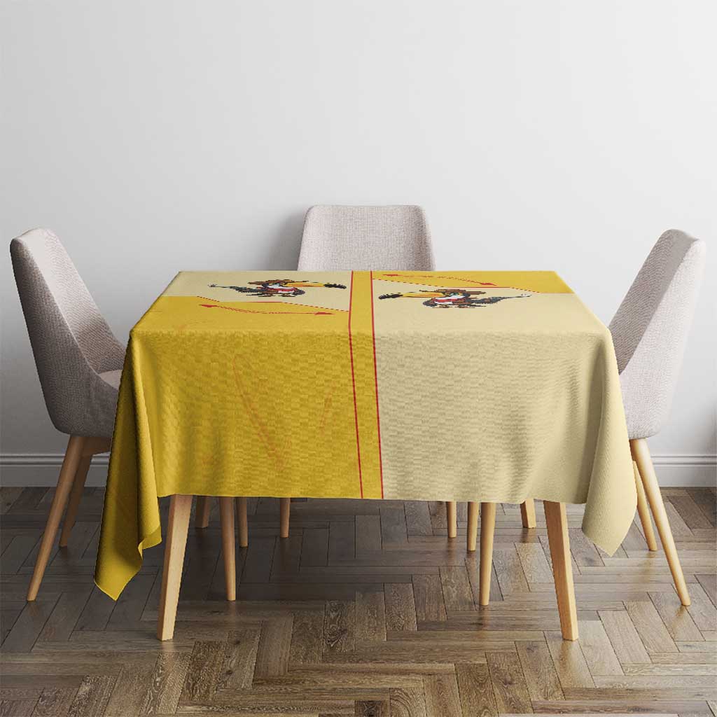 Western Yoke Tablecloth Toucan Cowboy Style - Wonder Print Shop