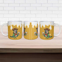 Western Yoke Ceramic Mug Drunk Parrot Cowboy Style - Wonder Print Shop