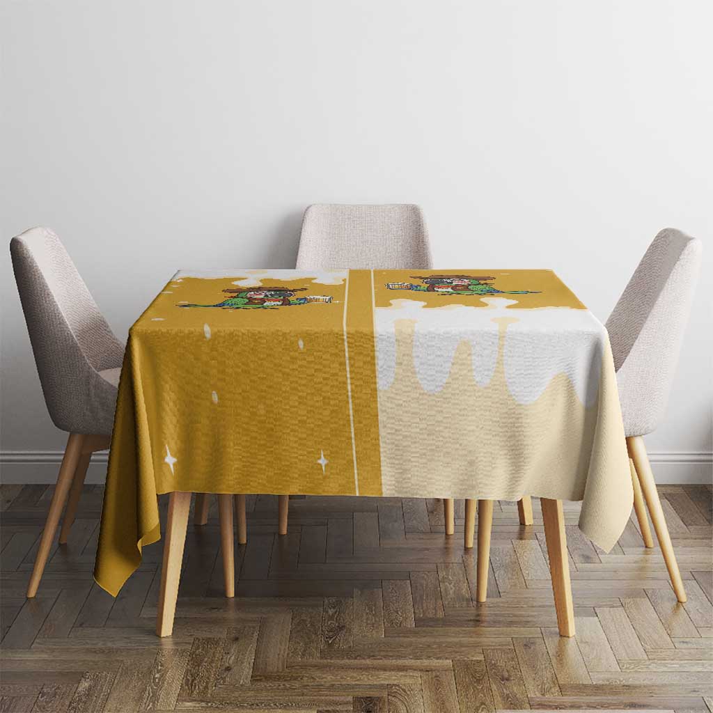 Western Yoke Tablecloth Drunk Parrot Cowboy Style - Wonder Print Shop