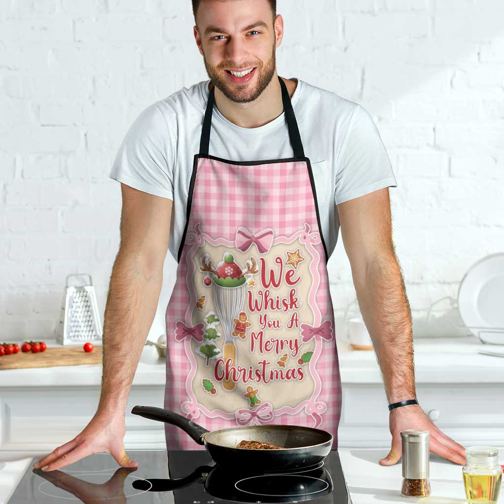 We Whisk You A Merry Christmas Apron Cute Style - Wonder Print Shop