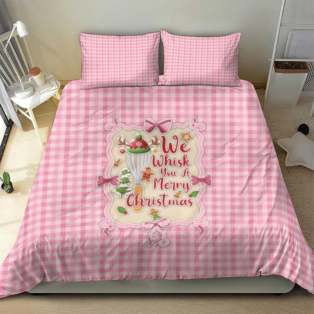 We Whisk You A Merry Christmas Bedding Set Cute Style - Wonder Print Shop