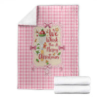 We Whisk You A Merry Christmas Blanket Cute Style - Wonder Print Shop