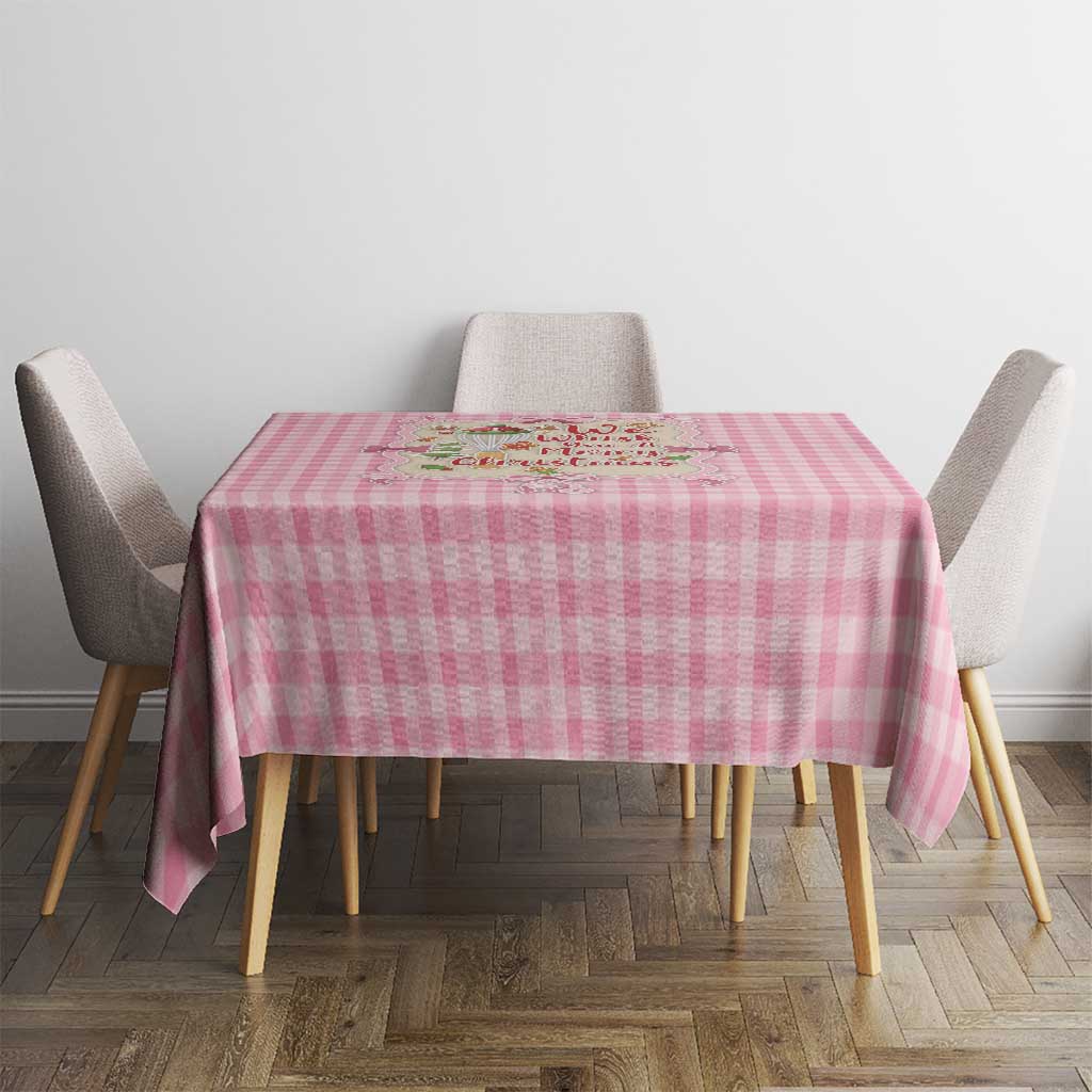 We Whisk You A Merry Christmas Tablecloth Cute Style - Wonder Print Shop