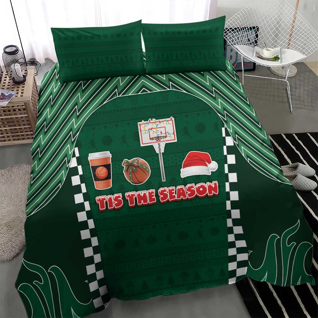 Basketball Christmas Bedding Set Tis The Season - Wonder Print Shop
