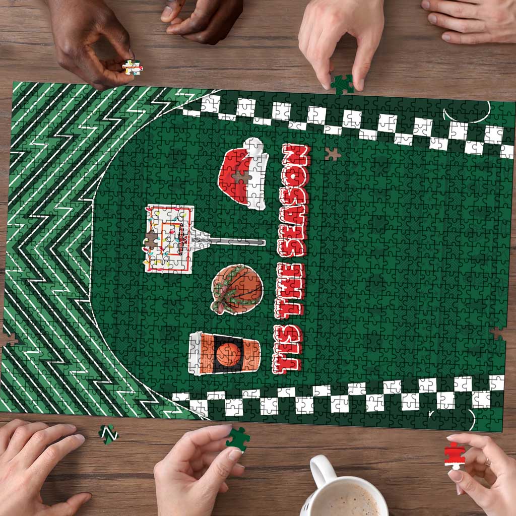 Basketball Christmas Puzzle Tis The Season - Wonder Print Shop