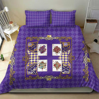 Zodiac Signs Bedding Set The Air Element Baroque Diamonds Card