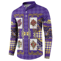Zodiac Signs Button Sweatshirt The Air Element Baroque Diamonds Card