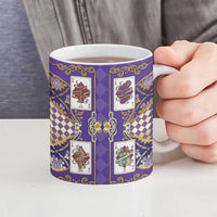 Zodiac Signs Ceramic Mug The Air Element Baroque Diamonds Card