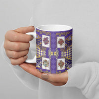 Zodiac Signs Ceramic Mug The Air Element Baroque Diamonds Card