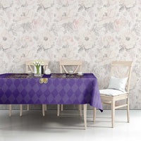 Zodiac Signs Tablecloth The Air Element Baroque Diamonds Card