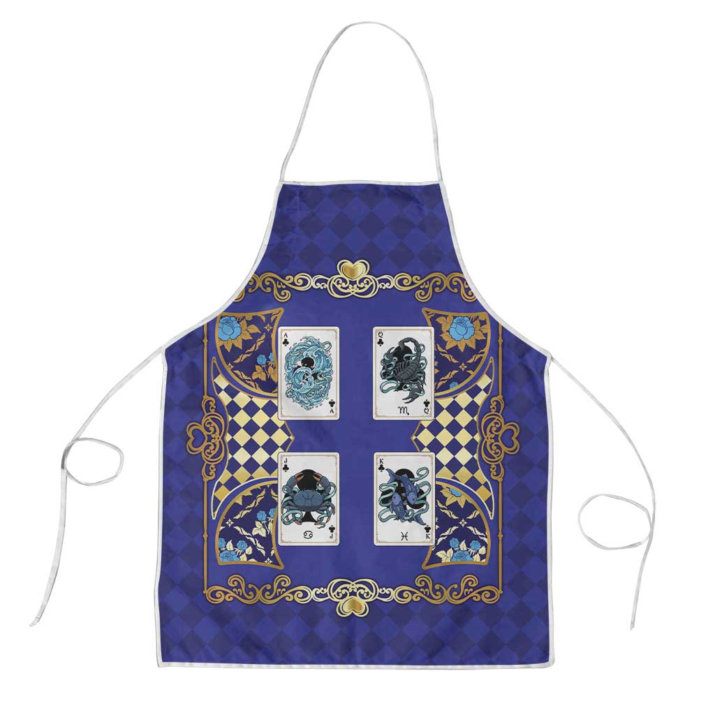 Zodiac Signs Apron The Water Element Baroque Clubs Card