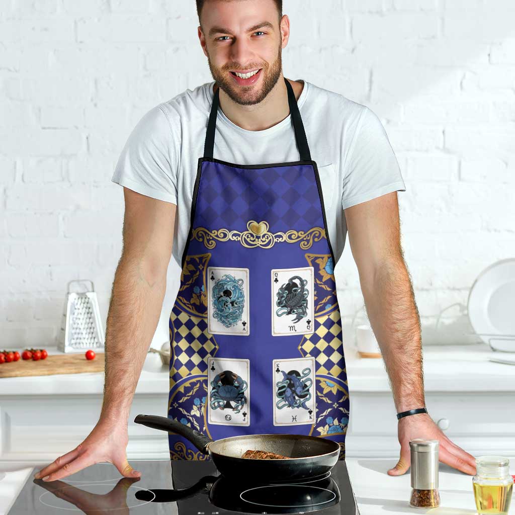 Zodiac Signs Apron The Water Element Baroque Clubs Card
