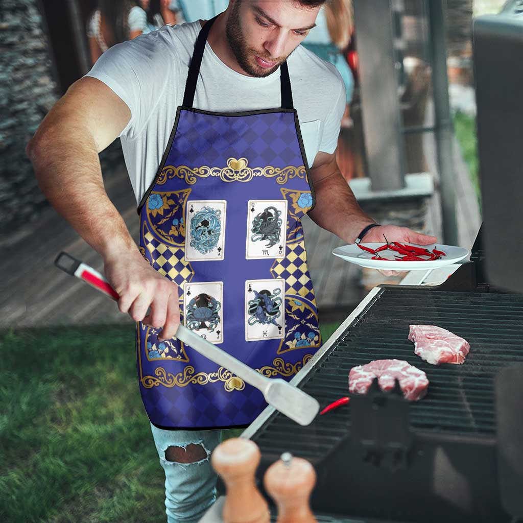 Zodiac Signs Apron The Water Element Baroque Clubs Card