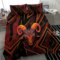 Aries Zodiac Bedding Set With Bold Triangle