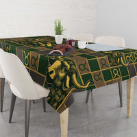 Taurus Zodiac Tablecloth Checkered Pattern