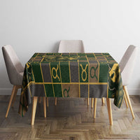 Taurus Zodiac Tablecloth Checkered Pattern