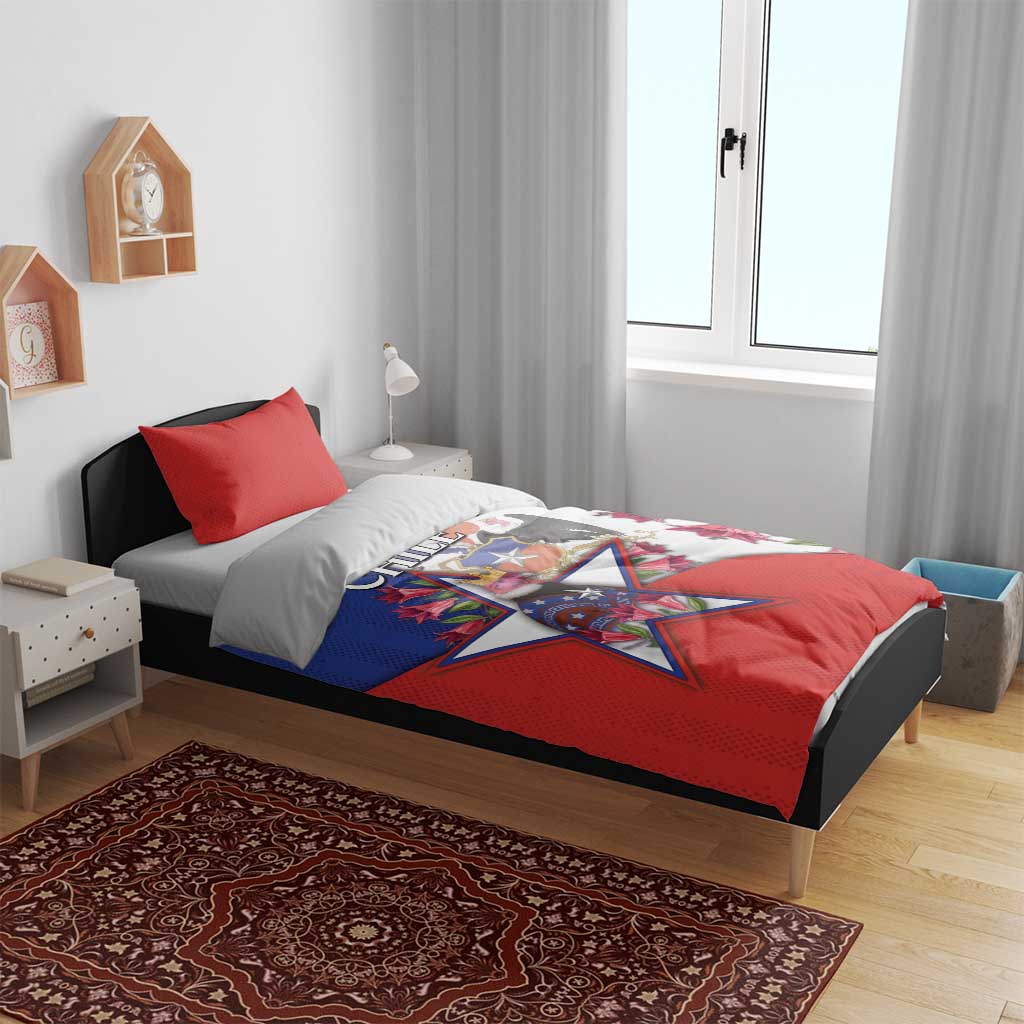 Chile Bedding Set Andean Condor With Chilean Bellflower - Wonder Print Shop