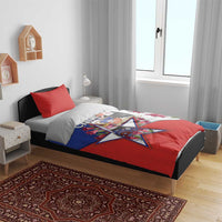 Chile Bedding Set Andean Condor With Chilean Bellflower - Wonder Print Shop