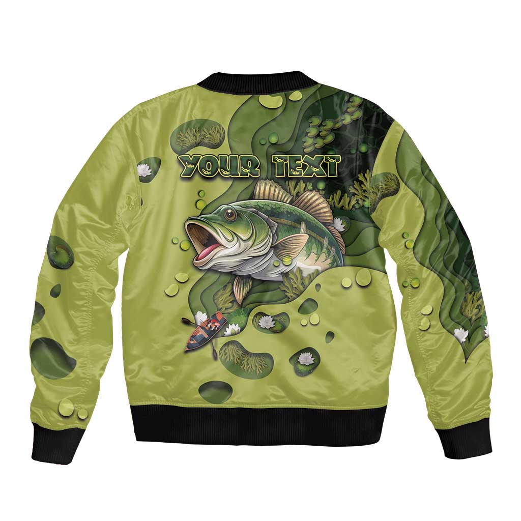 Personalized Fishing Bomber Jacket Reely Lures Me In - Wonder Print Shop
