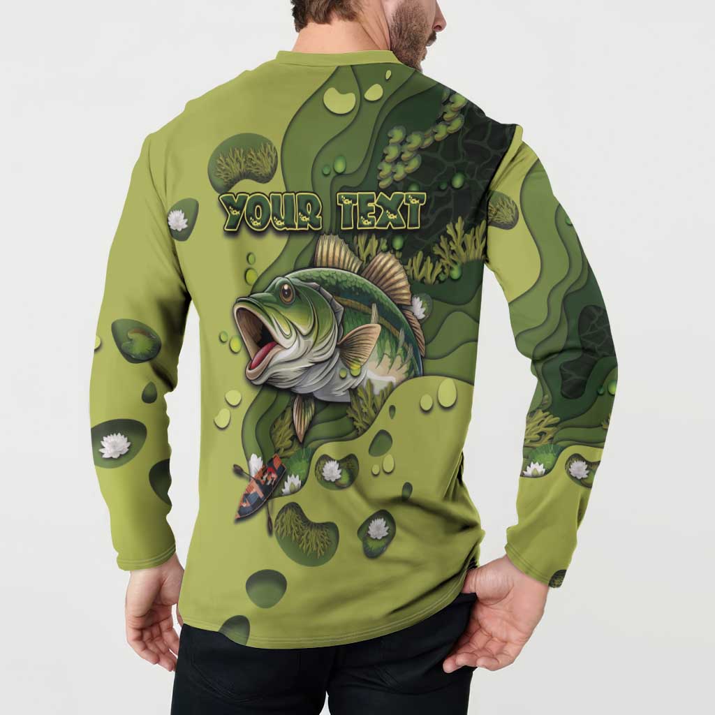 Personalized Fishing Button Sweatshirt Reely Lures Me In - Wonder Print Shop