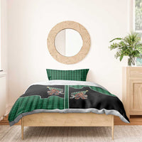 Western Yoke Bedding Set Bigfoot Xmas Cowboy Style - Wonder Print Shop