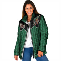 Western Yoke Padded Jacket Bigfoot Xmas Cowboy Style - Wonder Print Shop