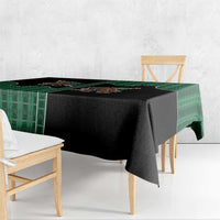 Western Yoke Tablecloth Bigfoot Xmas Cowboy Style - Wonder Print Shop