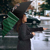 Western Yoke Umbrella Bigfoot Xmas Cowboy Style - Wonder Print Shop
