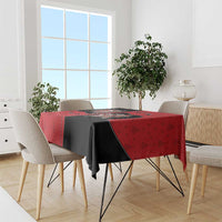 Western Yoke Tablecloth Santa Cowboy Style - Wonder Print Shop