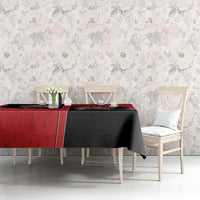 Western Yoke Tablecloth Santa Cowboy Style - Wonder Print Shop