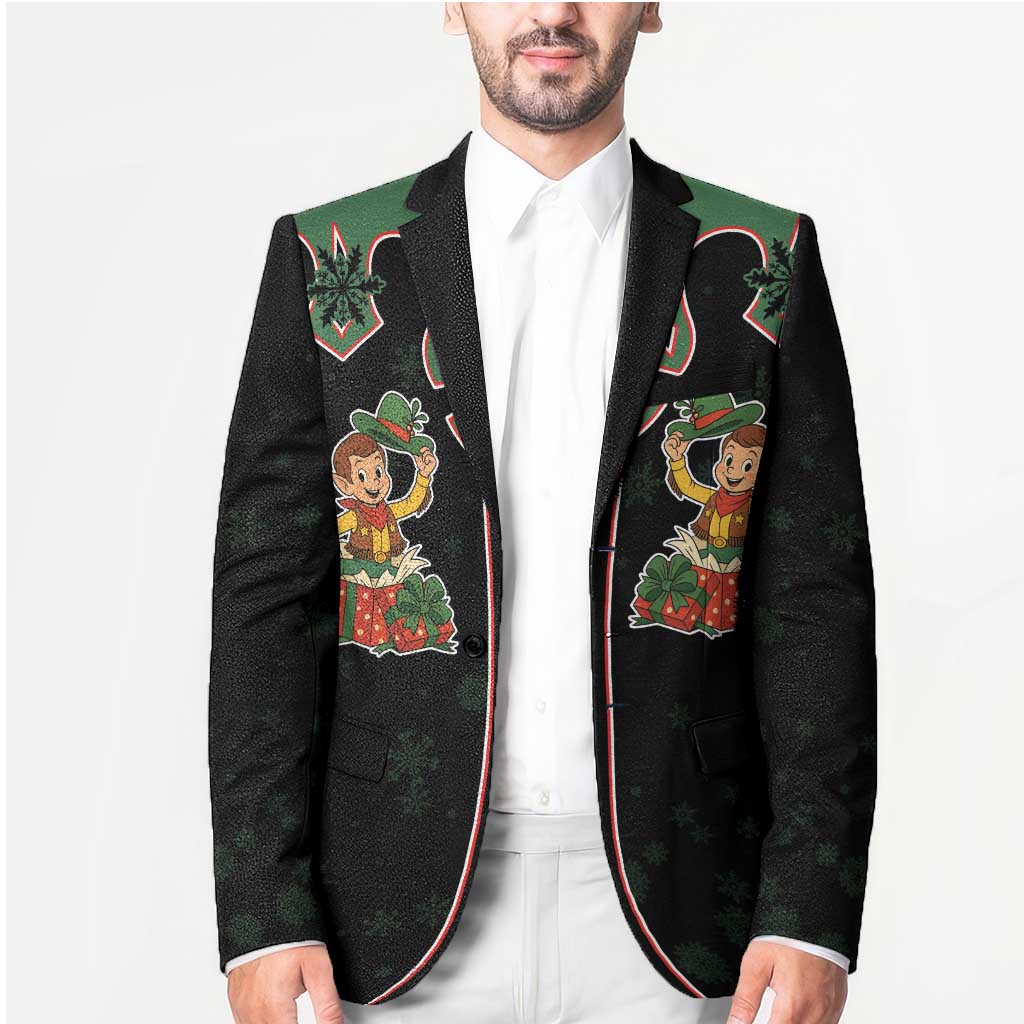 Western Yoke Blazer Elves Cowboy Style - Wonder Print Shop
