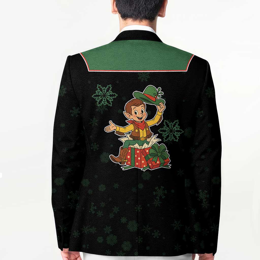 Western Yoke Blazer Elves Cowboy Style - Wonder Print Shop