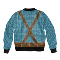 Oktoberfest Bomber Jacket Lederhosen Retro Style - Wonder Print Shop