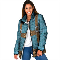 Oktoberfest Padded Jacket Lederhosen Retro Style - Wonder Print Shop