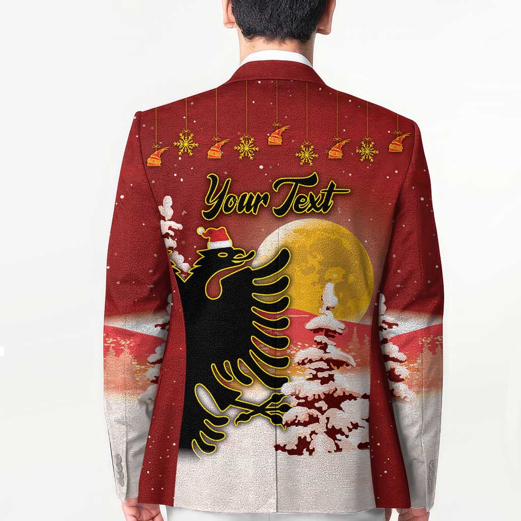 Personalized Albania Christmas Blazer Gezuar Krishtlindjet - Wonder Print Shop