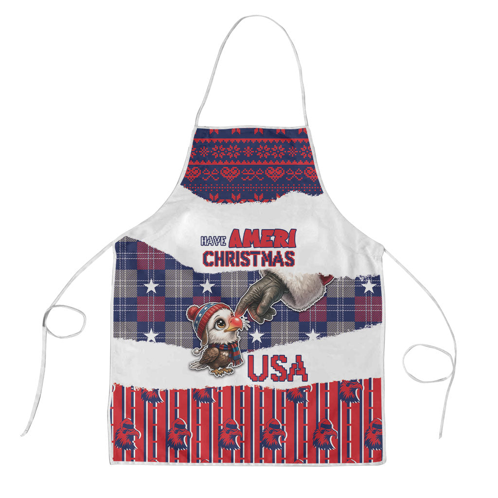 Have Ameri Christmas USA Apron Such a Cute Baby Eagle Boop