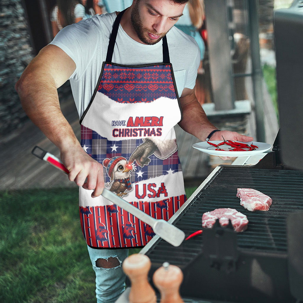 Have Ameri Christmas USA Apron Such a Cute Baby Eagle Boop