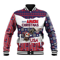 Personalized Have Ameri Christmas USA Baseball Jacket Such a Cute Baby Eagle Boop