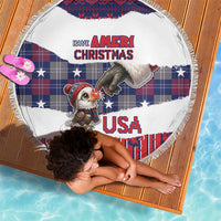 Have Ameri Christmas USA Beach Blanket Such a Cute Baby Eagle Boop