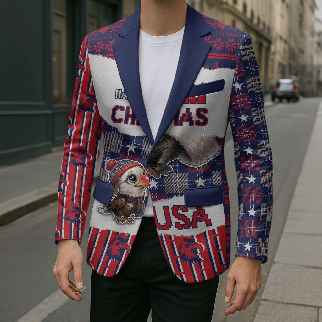 Personalized Have Ameri Christmas USA Blazer Such a Cute Baby Eagle Boop