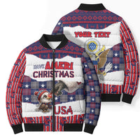 Personalized Have Ameri Christmas USA Bomber Puffer Jacket Such a Cute Baby Eagle Boop