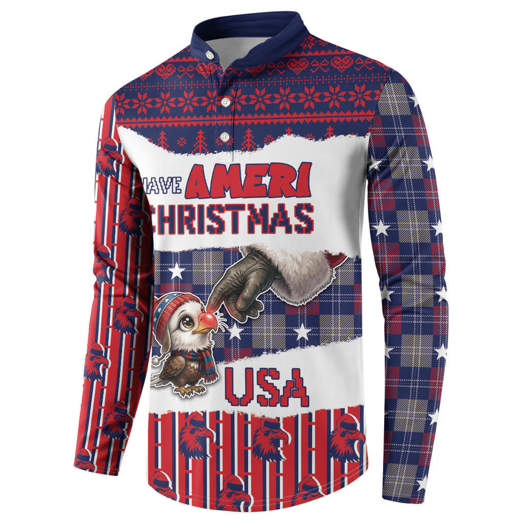 Personalized Have Ameri Christmas USA Button Sweatshirt Such a Cute Baby Eagle Boop