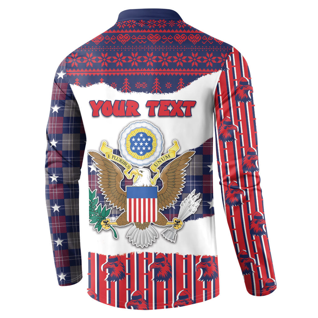Personalized Have Ameri Christmas USA Button Sweatshirt Such a Cute Baby Eagle Boop
