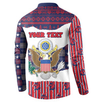 Personalized Have Ameri Christmas USA Button Sweatshirt Such a Cute Baby Eagle Boop