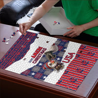 Have Ameri Christmas USA Puzzle Such a Cute Baby Eagle Boop