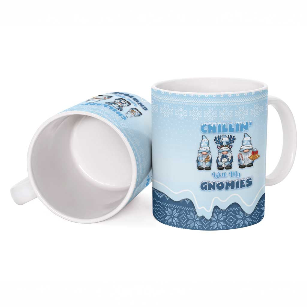 Chillin With My Gnomies Ceramic Mug Merry Christmas - Wonder Print Shop
